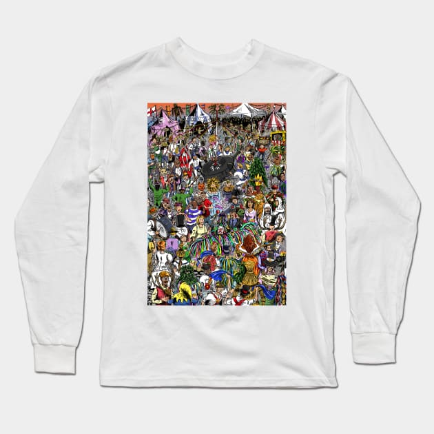 British Folk Customs Long Sleeve T-Shirt by matjackson